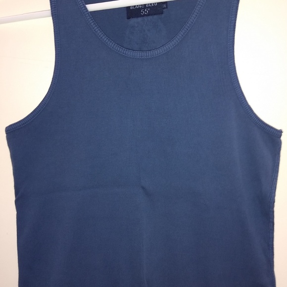 Blanc Bleu French Sleeveless Tank Camisole Top (3XL) - Picture 7 of 8